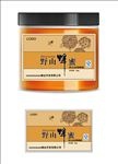 野山蜂蜜瓶贴设计