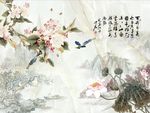 牡丹荷花图