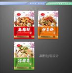 调味料包装 平面展开图