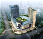 购物广场鸟瞰建筑效果图