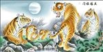五福临门 十字绣