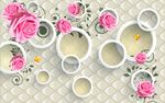 3D立体玫瑰花