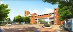 学校门口景观效果图