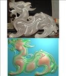 仿古玉雕貔貅挂件摆件精雕图浮雕