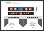 地下车库 龙门牌