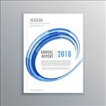 蓝色商务宣传单