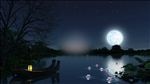 沿湖夜景别墅