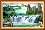 山水壁画