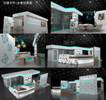 时尚 现代 展台 清新