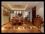 中式家装餐厅效果图
