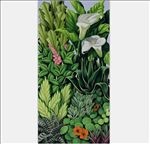 油画风自然景物玄关