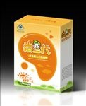 少儿保健品包装展开图