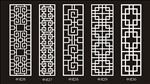 中式镂空隔断雕花