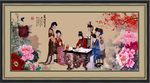 花开富贵装饰画