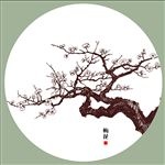水墨梅花