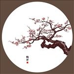 水墨梅花