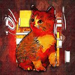 油画猫