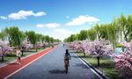金平河道路
