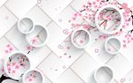 3D梦幻花朵