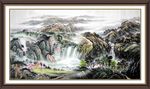 巨幅山水画