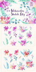 手绘水彩花环DIY
