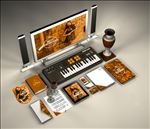 品牌VI模版贴图设计图片