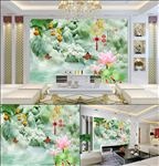 玉雕 蝴蝶 荷花 葫芦福字