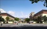 中学校区入口建筑效果图