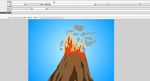 火山爆发的动画10秒fla格式