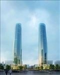 清晨高层公建景观图