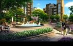 住宅小区入口景观图