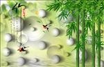 竹子背景墙