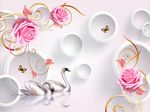 3D玫瑰花