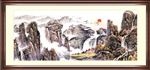 山水画 装裱字画