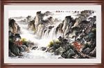 山水画 装裱字画