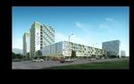 儿童医院白天建筑效果图