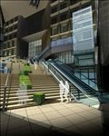 CBD商业中心入口建筑效果图