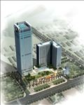 五星级酒店CBD鸟瞰建筑效果图