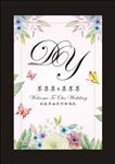 水彩迎宾牌