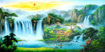 山水油画