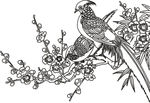 梅花鸟图喜上眉梢图