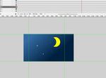 闪烁的星星夜空15秒fla动画