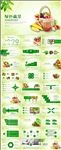 绿色有机蔬菜ppt动态模板