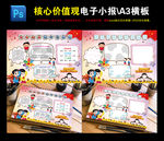 社会主义核心价值观手抄报