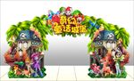 奇幻童话城堡森林别墅门头