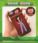美女手机壳 手绘美女 卡通美女