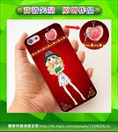 美女手机壳 手绘美女 卡通美女