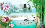 山水情风景