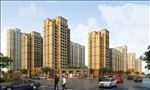 住宅区商业街马路建筑效果图