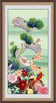 荷花花鸟图